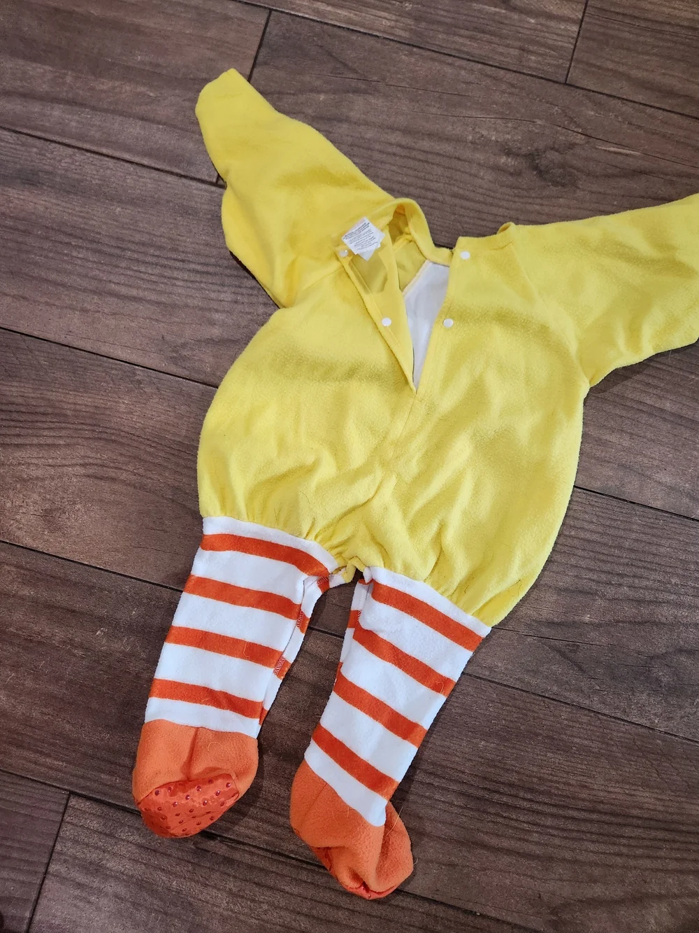 Rubie's Newborn Unisex Baby Duck Duckling Costume Hoodie Bodysuit Sleeveless
